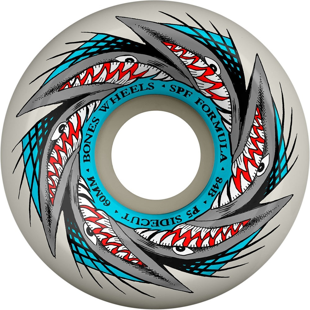 Bones Pool Sharknado Sidecut SPF P5 84B 60mm Skateboard Wheels
