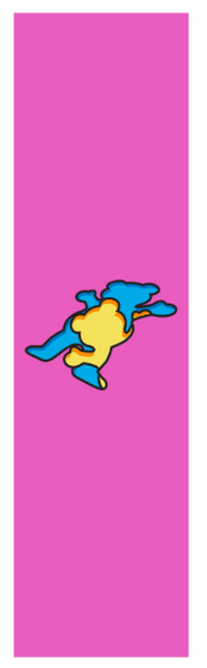 Grizzly Grip Inside Out Bear Pink Grip Tape Sheet