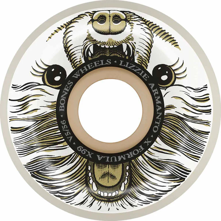 Bones - XF Armanto Alma Mutter 56MM 99A V5 Side-Cut Skateboard Wheels