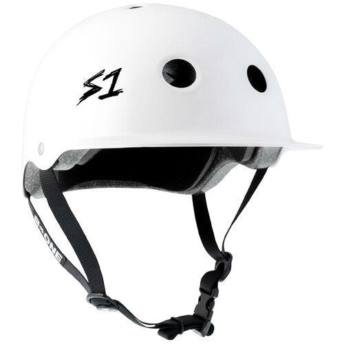 S1 Lifer Helmet - White Gloss Brim