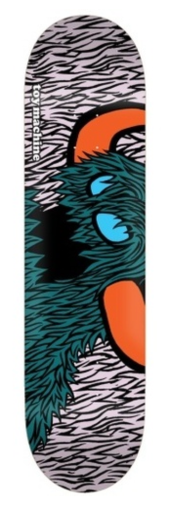 Toy Machine Deck 8.0 Vice Furry Monster Teal