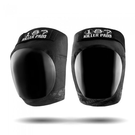 187 PRO MODEL BLACK & WHITE - KNEE PADS XS-XL