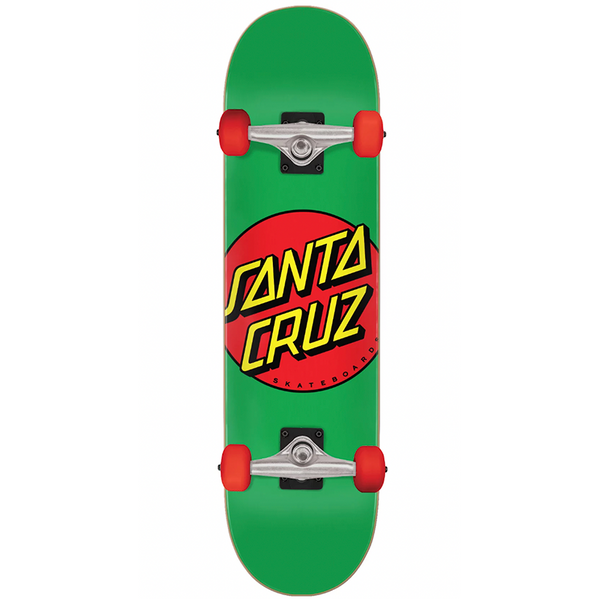 SANTA CRUZ - CLASSIC DOT 7.80" COMPLETE SKATEBOARD - GREEN