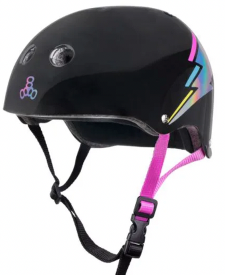 Triple 8 SS Gloss Pink Helmet